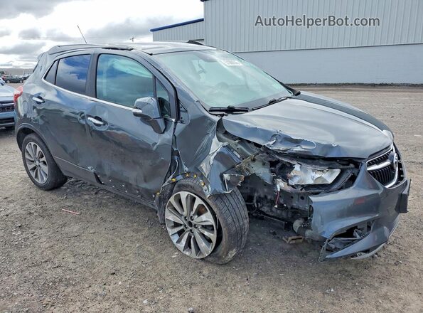 KL4CJESB2JB590756 2018 BUICK ENCORE Gray Front right