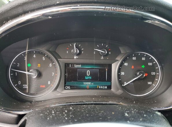 KL4CJESB2JB590756 2018 BUICK ENCORE Gray Instrument cluster view