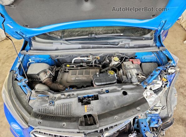 KL4CJESB4HB154792 2017 BUICK ENCORE Blue Вид підкапотного простору