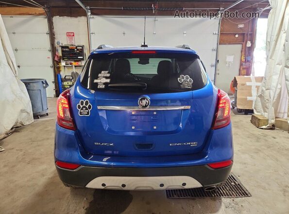 KL4CJESB4HB154792 2017 BUICK ENCORE Blue Вид ззаду