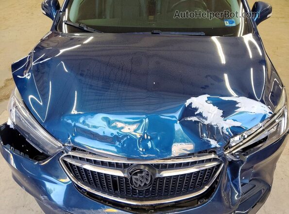KL4CJESB4KB767678 2019 BUICK ENCORE Blue Widok komory silnika