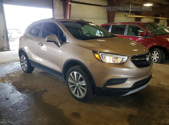 KL4CJESB5JB612801 2018 BUICK ENCORE Желто-коричневый Передняя правая четверть