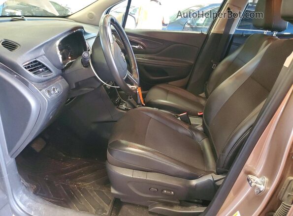 KL4CJESB5JB612801 2018 BUICK ENCORE Желто-коричневый Вид салона спереди