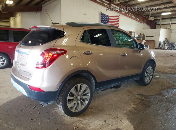 KL4CJESB5JB612801 2018 BUICK ENCORE Желто-коричневый Задняя правая четверть