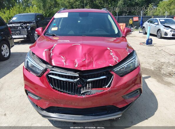 KL4CJESB5KB711135 2019 BUICK ENCORE Red ხელსაწყოთა პანელის ხედი