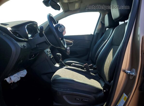 KL4CJESB6JB676815 2018 BUICK ENCORE Brown Вид салону спереду