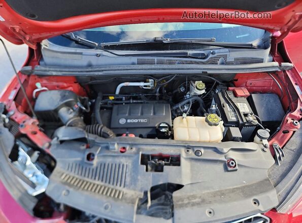 KL4CJESB7HB149005 2017 BUICK ENCORE Красный Вид подкапотного пространства