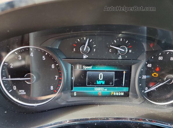 KL4CJESB7HB149005 2017 BUICK ENCORE Красный Вид щитка приборов