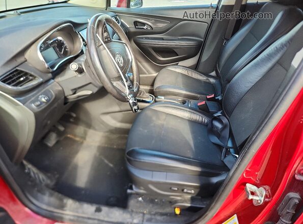 KL4CJESB7HB149005 2017 BUICK ENCORE Красный Вид салона спереди