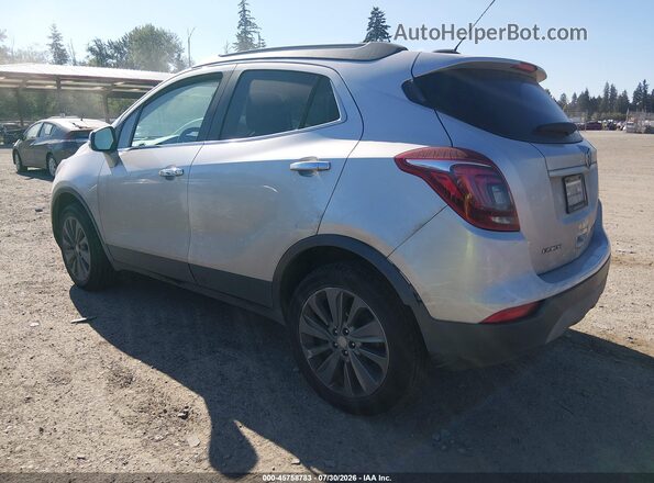 KL4CJESB7JB686477 2018 BUICK ENCORE Silver Rear left