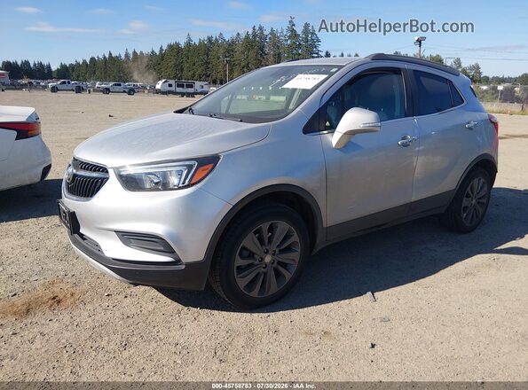 KL4CJESB7JB686477 2018 BUICK ENCORE Silver Front left