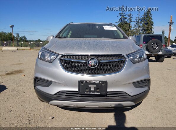 KL4CJESB7JB686477 2018 BUICK ENCORE Silver Instrument cluster view