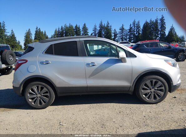 KL4CJESB7JB686477 2018 BUICK ENCORE Silver Rear interior view