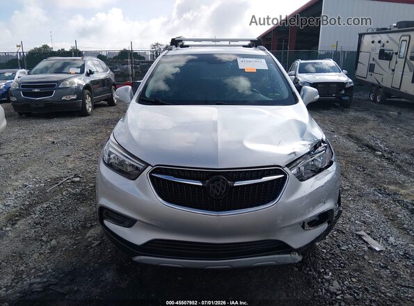 KL4CJESB7JB723012 2018 BUICK ENCORE Silver Instrument cluster view