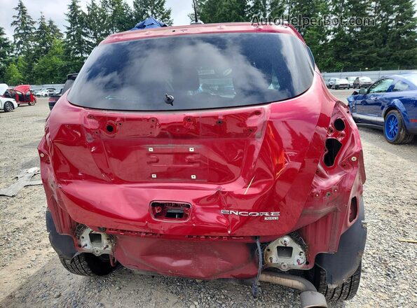 KL4CJESB7KB727742 2019 BUICK ENCORE Красный Вид сзади