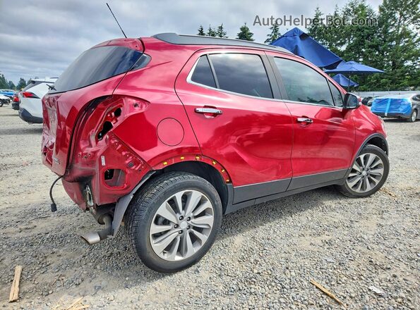 KL4CJESB7KB727742 2019 BUICK ENCORE Красный Задняя правая четверть
