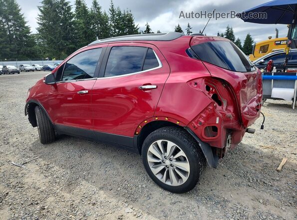 KL4CJESB7KB727742 2019 BUICK ENCORE Красный Задняя левая четверть