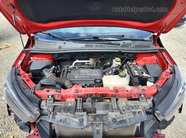 KL4CJESB7KB727742 2019 BUICK ENCORE Красный Вид подкапотного пространства