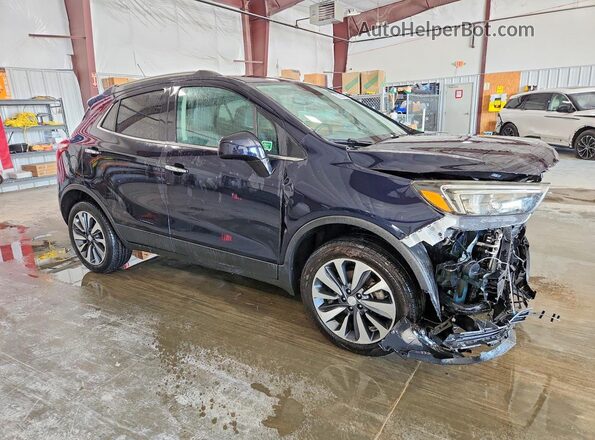 KL4CJESB7MB357265 2021 BUICK ENCORE Blue წინა მარჯვენა