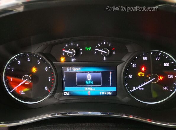 KL4CJESB7MB357265 2021 BUICK ENCORE Blue ხელსაწყოთა პანელის ხედი