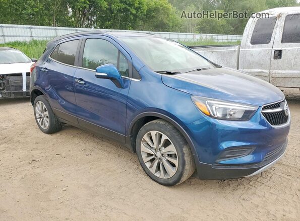 KL4CJESB8KB899486 2019 BUICK ENCORE Blue Передня права чверть