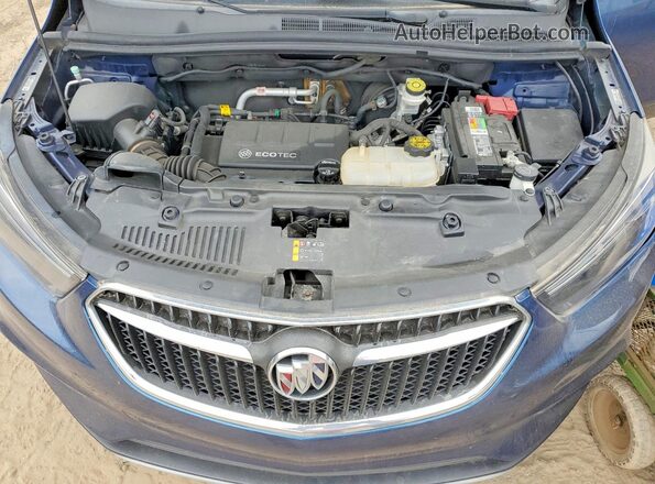 KL4CJESB8KB899486 2019 BUICK ENCORE Blue Вид підкапотного простору