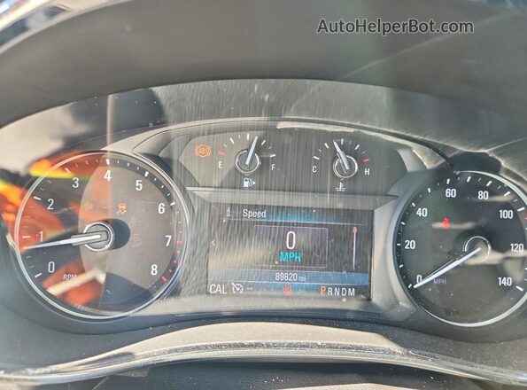 KL4CJESB9KB770396 2019 BUICK ENCORE Gray Вид щитка приладів