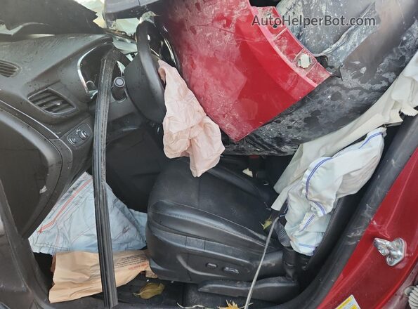 KL4CJESB9KB770513 2019 BUICK ENCORE Red წინა სალონის ხედი