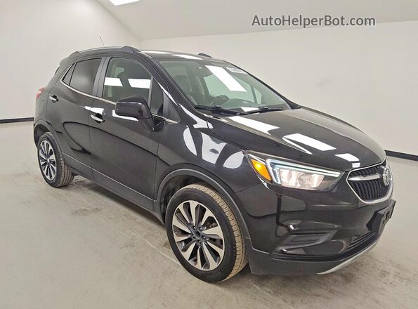 KL4CJESB9MB335591 2021 BUICK ENCORE Черный Передняя правая четверть