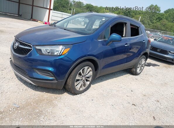KL4CJESBXLB004663 2020 BUICK ENCORE Blue Передня ліва чверть