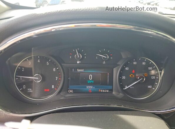 KL4CJESM2MB371110 2021 BUICK ENCORE White ხელსაწყოთა პანელის ხედი