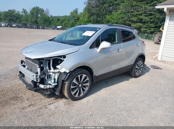 KL4CJESM2NB555612 2022 BUICK ENCORE Серебряный Передняя левая четверть