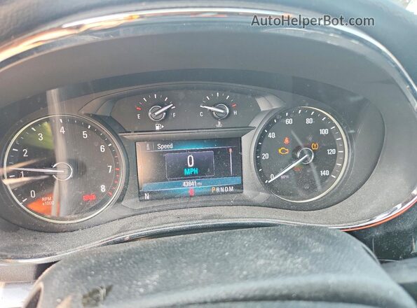 KL4CJESM4NB506069 2022 BUICK ENCORE Red Вид щитка приладів