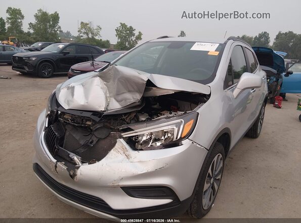 KL4CJESM6NB555273 2022 BUICK ENCORE Silver Widok z przodu