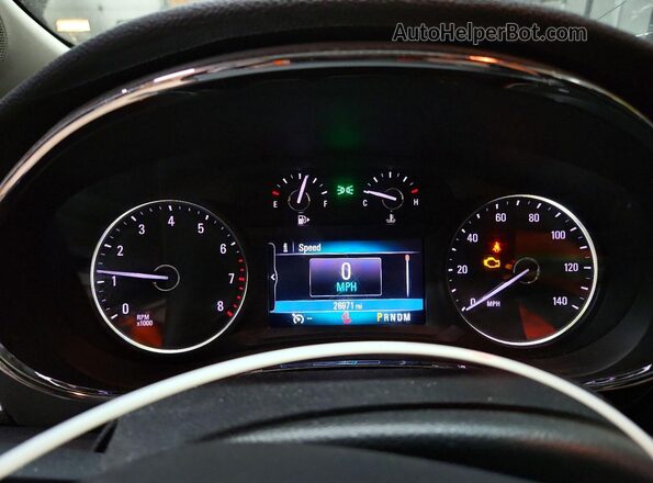 KL4CJESM9NB538113 2022 BUICK ENCORE Серебряный Вид щитка приборов