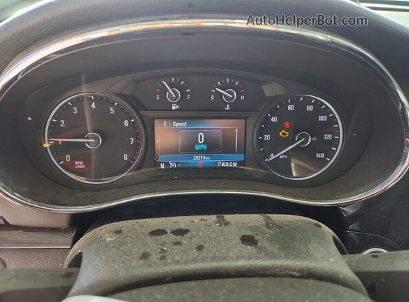 KL4CJESMXNB508960 2022 BUICK ENCORE Black Widok zestawu wskaźników