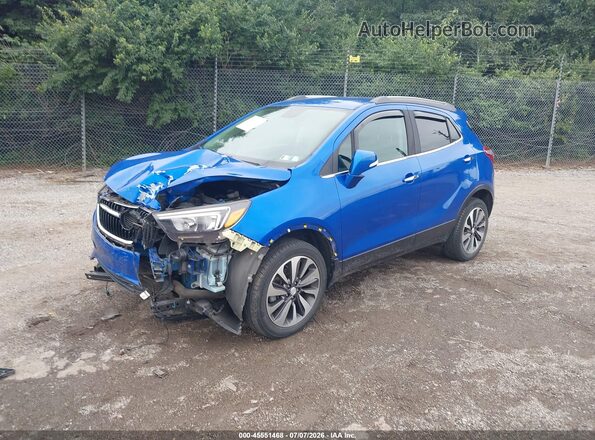 KL4CJFSB0JB640267 2018 BUICK ENCORE Blue Przód lewy