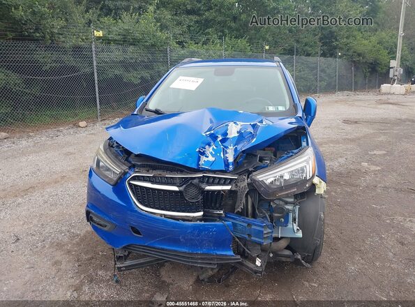 KL4CJFSB0JB640267 2018 BUICK ENCORE Blue Widok z przodu