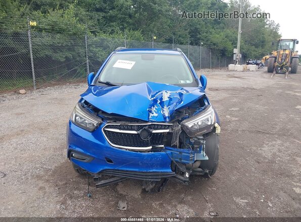 KL4CJFSB0JB640267 2018 BUICK ENCORE Blue Widok zestawu wskaźników