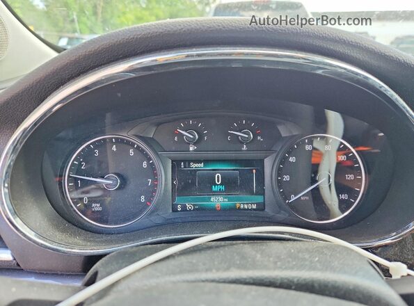 KL4CJFSB1HB084125 2017 BUICK ENCORE White ხელსაწყოთა პანელის ხედი