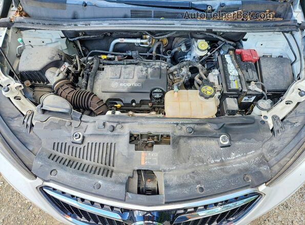 KL4CJFSB1HB084125 2017 BUICK ENCORE White ძრავის განყოფილების ხედი