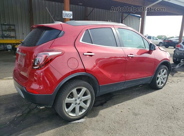 KL4CJFSB2HB079144 2017 BUICK ENCORE Maroon უკანა მარჯვენა