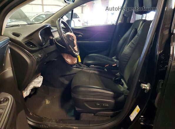 KL4CJFSB4HB003313 2017 BUICK ENCORE Black Front interior view