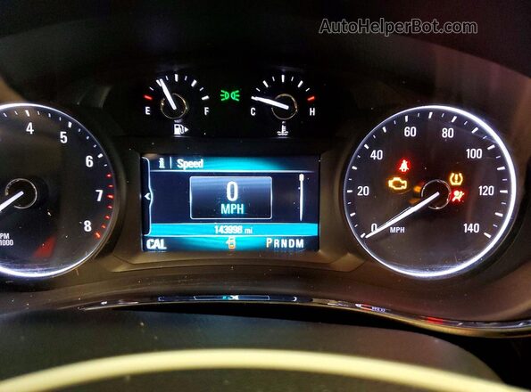 KL4CJFSB4HB003313 2017 BUICK ENCORE Black Instrument cluster view