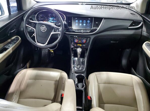 KL4CJGSB0HB108906 2017 BUICK ENCORE White წინა პანელის ხედი
