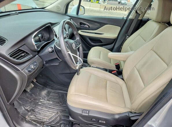 KL4CJGSB2HB222499 2017 BUICK ENCORE Silver წინა სალონის ხედი