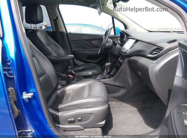 KL4CJGSB2JB534490 2018 BUICK ENCORE Blue Front interior view