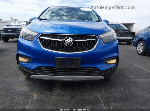 KL4CJGSB2JB534490 2018 BUICK ENCORE Blue Instrument cluster view