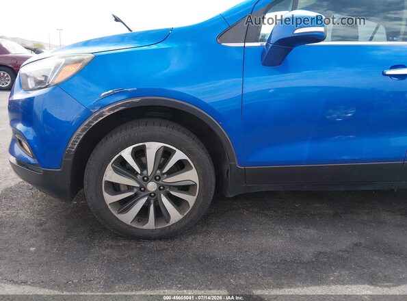 KL4CJGSB2JB534490 2018 BUICK ENCORE Blue Front view
