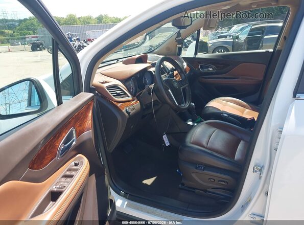 KL4CJGSB3GB648331 2016 BUICK ENCORE Белый Вид салона спереди